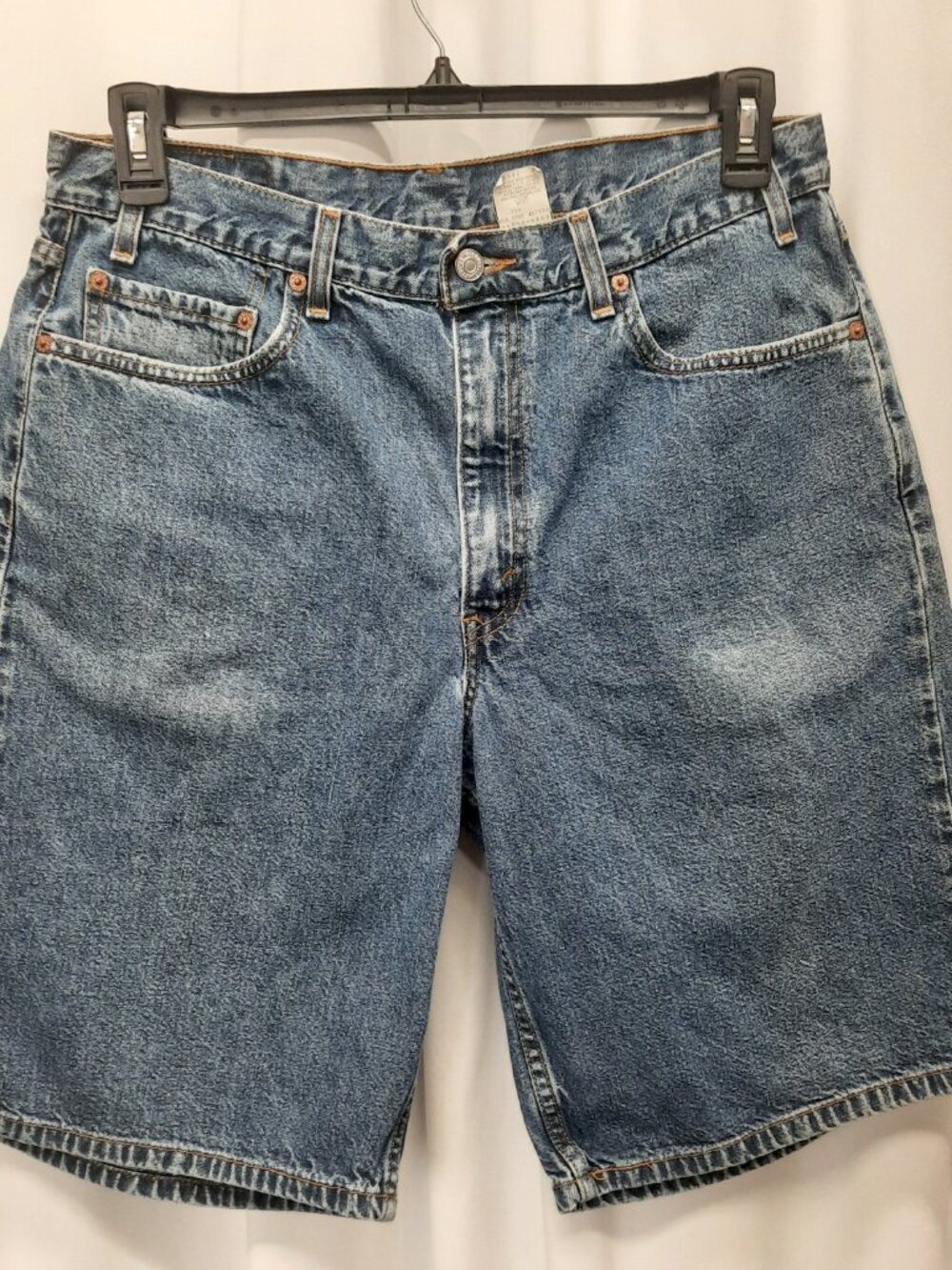 Levi’s 550 Shorts Vintage Relaxed Fit Denim 36 Made in Mexico 90s Jorts Jeans